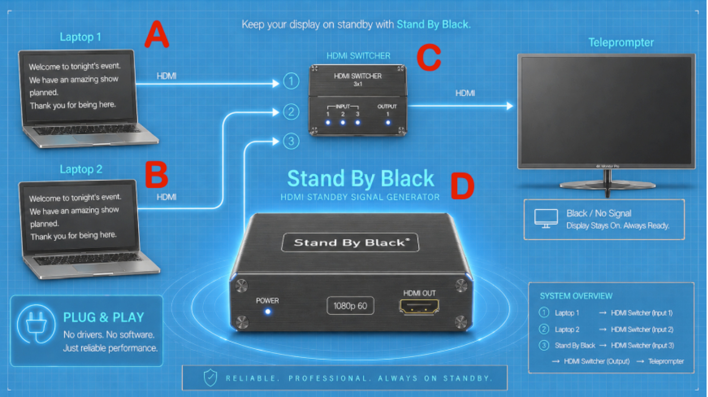 Black Generator Graphical connections